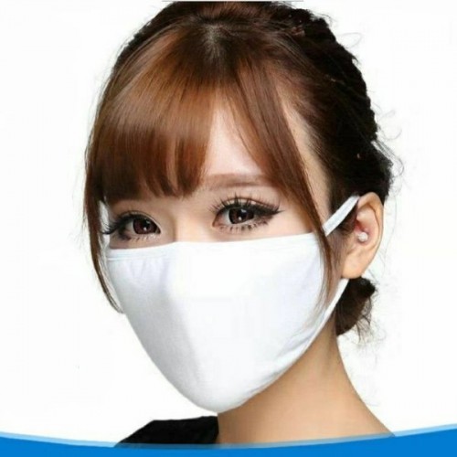 Apsauginė kaukė 2-sluoksniuotas - balta - daugkartinio Apsauginė kaukė 2-sluoksniuotas - balta - daugkartinio