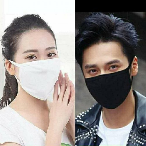 Apsauginė kaukė 2-sluoksniuotas - balta - daugkartinio Apsauginė kaukė 2-sluoksniuotas - balta - daugkartinio