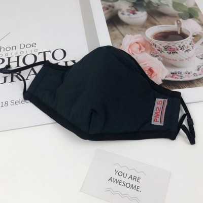 Apsauginė kaukė 4-sluoksniuotas - raudona - su kišenėle PM2,5