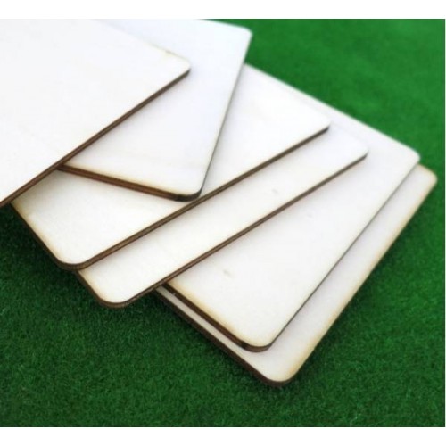 Fanera 2 mm 200x100 mm - suapvalinta lenta, skirta raižyti ir Fanera 2 mm 200x100 mm - suapvalinta lenta, skirta raižyti ir