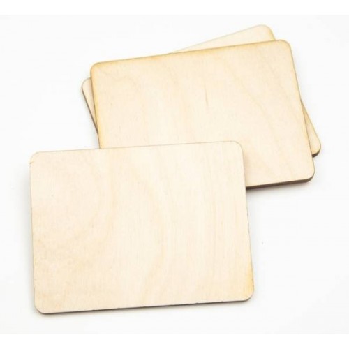 Fanera 2 mm 200x100 mm - suapvalinta lenta, skirta raižyti ir Fanera 2 mm 200x100 mm - suapvalinta lenta, skirta raižyti ir