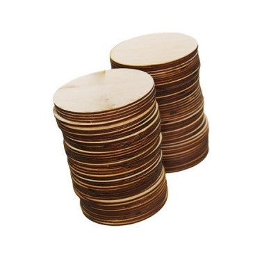 Apvali fanera 100x3 mm - Lenta drožybai ir dekupažui -