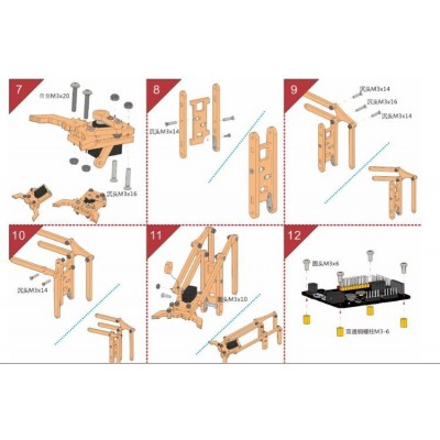 Roboto ranka 4 DOF - PASIDARYK PATS - modelį, pagrįstą