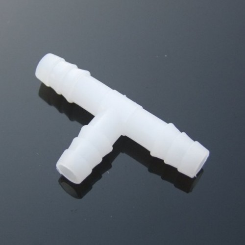 Žarnos jungtis - t-formos dalis - 8x8x8 mm - Įstumiama Žarnos jungtis - t-formos dalis - 8x8x8 mm - Įstumiama