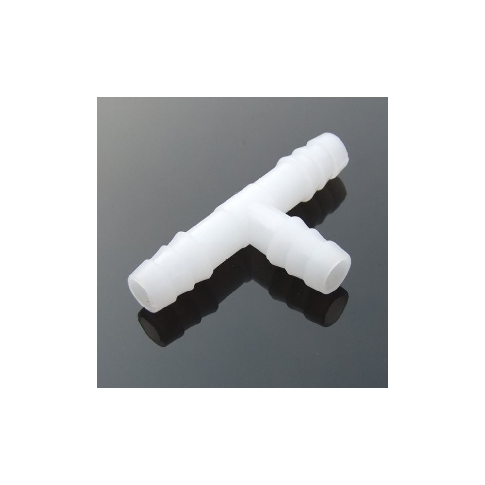 Žarnos jungtis - t-formos dalis - 9x9x9 mm - Įstumiama Žarnos jungtis - t-formos dalis - 9x9x9 mm - Įstumiama