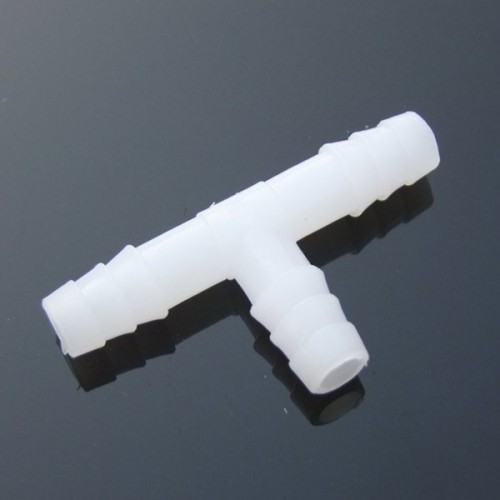 Žarnos jungtis - t-formos dalis - 9x9x9 mm - Įstumiama Žarnos jungtis - t-formos dalis - 9x9x9 mm - Įstumiama