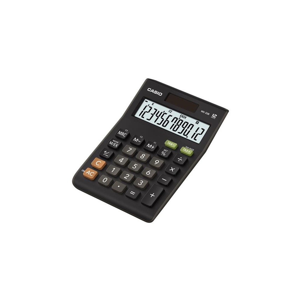 Skaičiuotuvas CASIO MS 20 B S-Staliniai skaičiuotuvai