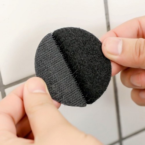 Lipnus tvirtinimo elementas - 50 mm ratas - juoda - 5 vnt - Lipnus tvirtinimo elementas - 50 mm ratas - juoda - 5 vnt -