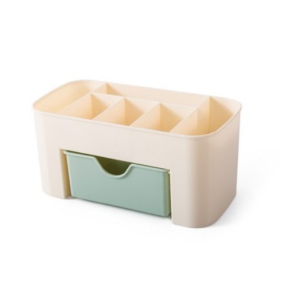 Kosmetikos organizatorius - Plastikinė dėžutė su 7 skyriais ir