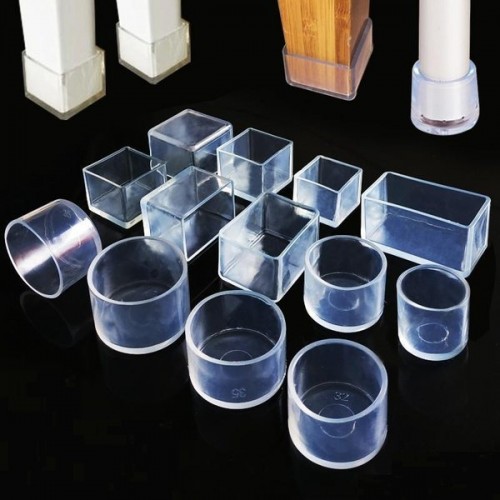 Apsauginiai dangteliai baldų kojelėms 30x30 mm - 4 vnt - Apsauginiai dangteliai baldų kojelėms 30x30 mm - 4 vnt -