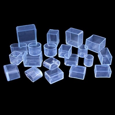 Apsauginiai dangteliai baldų kojelėms 30x30 mm - 4 vnt -