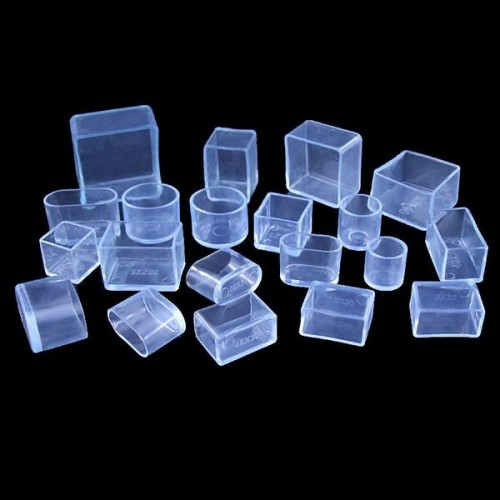 Apsauginiai dangteliai baldų kojelėms 20x20 mm - 4 vnt - Apsauginiai dangteliai baldų kojelėms 20x20 mm - 4 vnt -