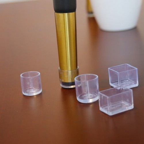Apsauginiai baldų kojų dangteliai - apvalus 22 mm - 4 vnt -