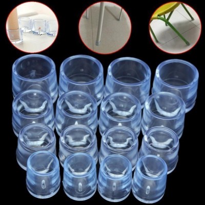 Apsauginiai baldų kojų dangteliai - apvalus 18 mm - 4 vnt -