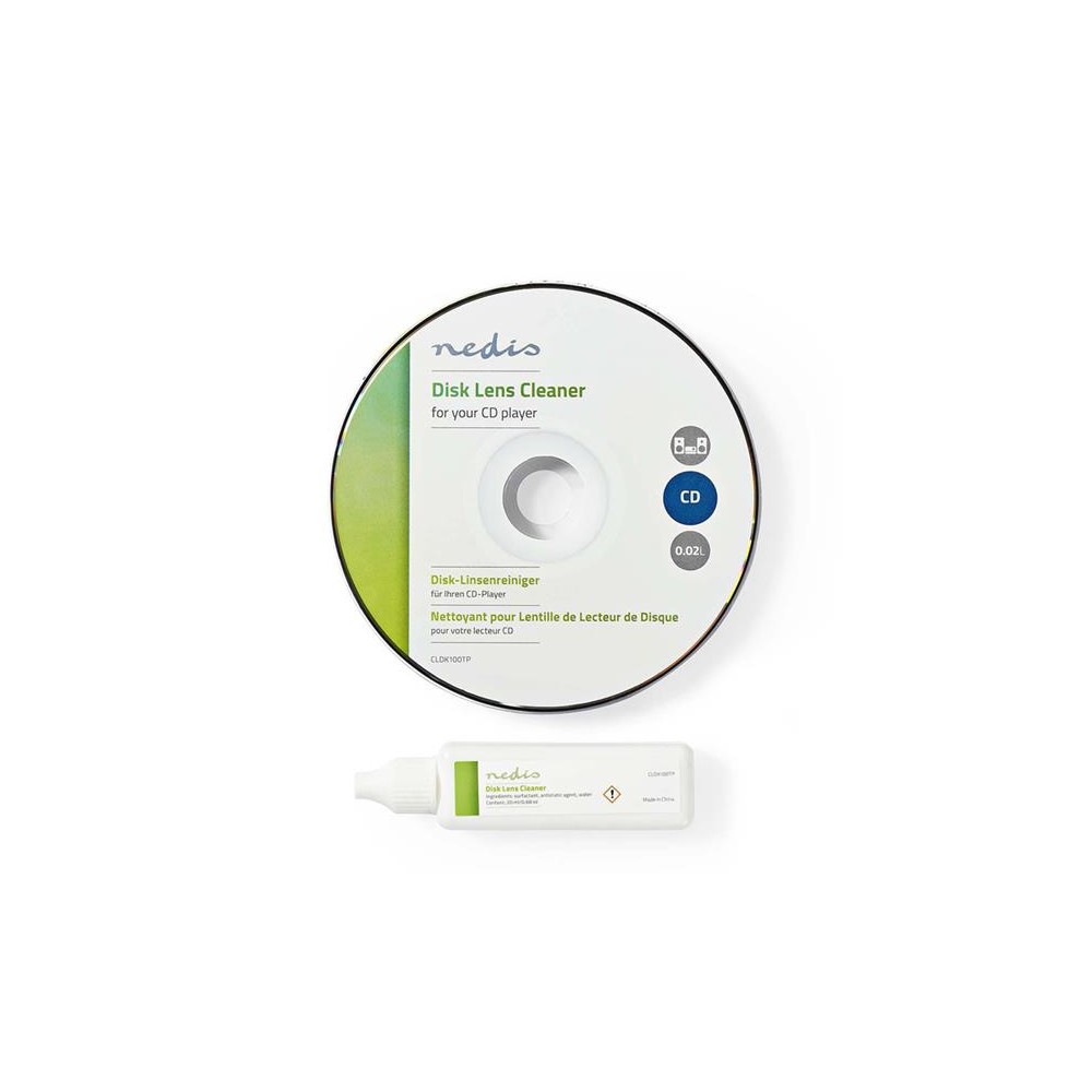 DVD valymas NEDIS CLDK100TP-CD, DVD diskai
