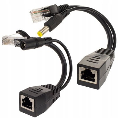 LAN POE adapteris - "Power over Ethernet - inžektorius ir