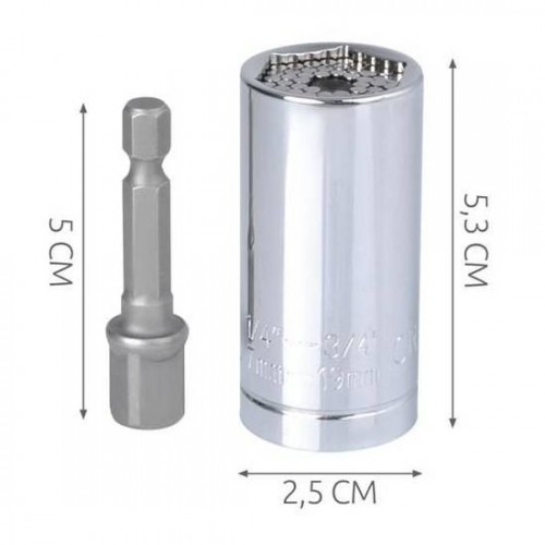 Kištukinis veržliaraktis 7-19 mm - universalus atsukimo Kištukinis veržliaraktis 7-19 mm - universalus atsukimo