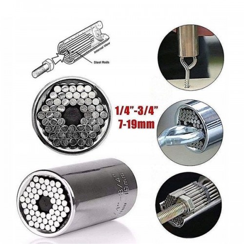 Kištukinis veržliaraktis 7-19 mm - universalus atsukimo Kištukinis veržliaraktis 7-19 mm - universalus atsukimo