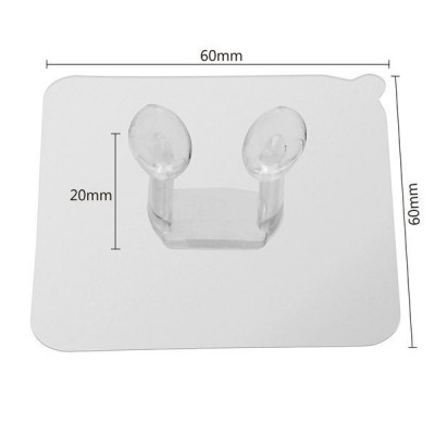 Lipni pakaba su kabliukais - balta skaidri - sieninis