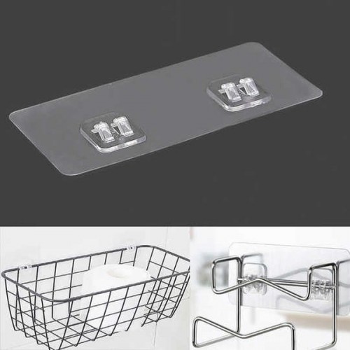 Lipni pakaba - kablys - 7.5x21 cm dvigubas - sieninis Lipni pakaba - kablys - 7.5x21 cm dvigubas - sieninis