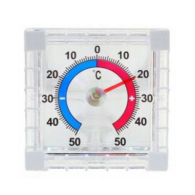 Lipnus apvalus termometras -50C +50C - išorinis temperatūros