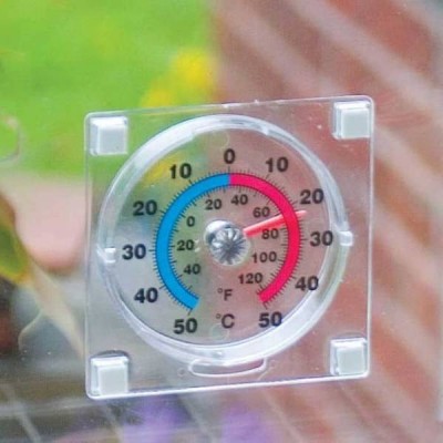 Lipnus apvalus termometras -50C +50C - išorinis temperatūros