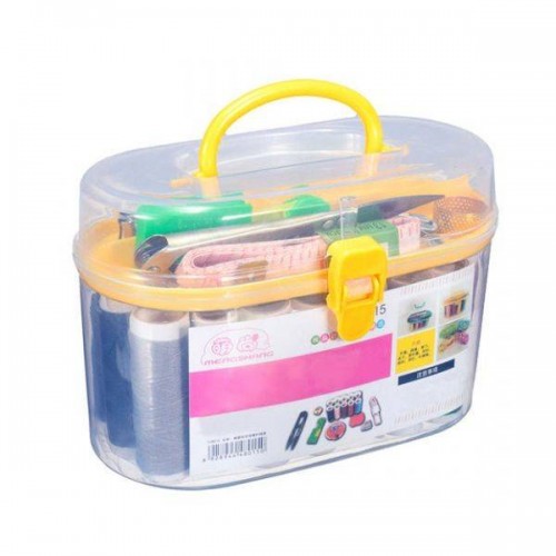 Siuvimo rinkinys dėžutėje - adatos - siūlai - Siuvimo rinkinys dėžutėje - adatos - siūlai -