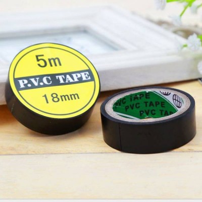 Izoliacinė juosta 18 mm x 5 m - juoda - PVC apsauginė
