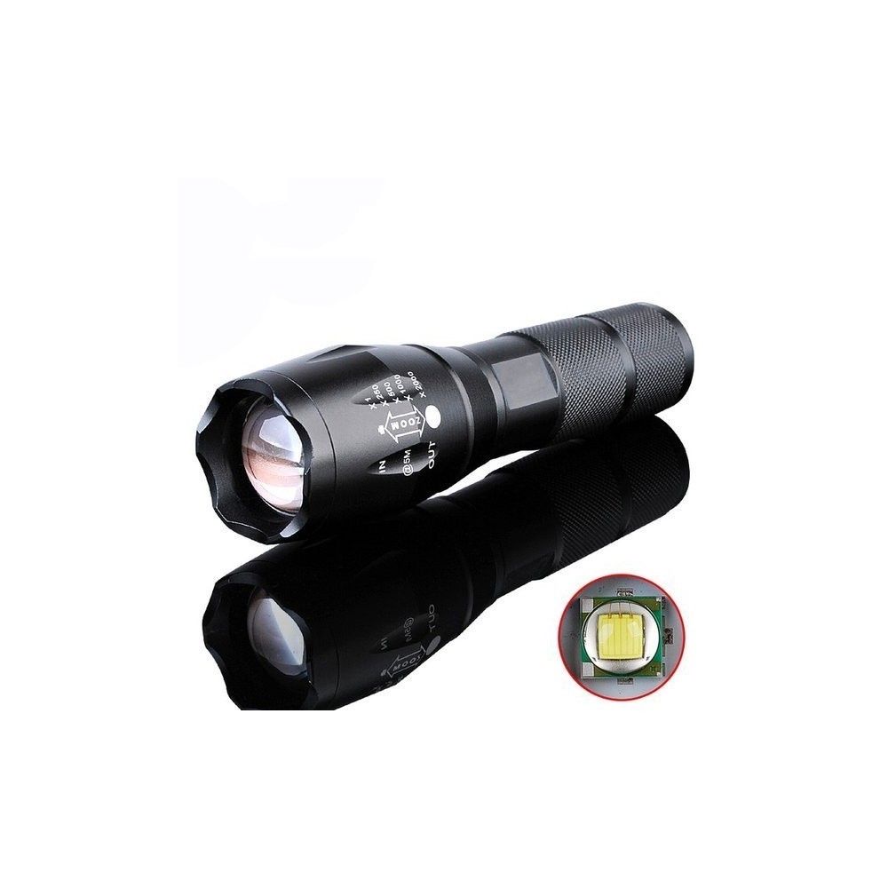 Policijos taktinis žibintuvėlis - LED CREE XM-L T6 - Policijos taktinis žibintuvėlis - LED CREE XM-L T6 -