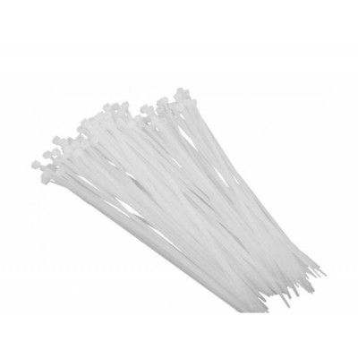 Triticale - Užtraukiamas dirželis 100x2,5 mm - balta -