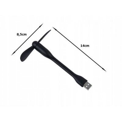 Silikoninis USB ventiliatorius - Nešiojamasis vėjo malūnas -