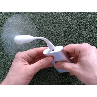 Silikoninis USB ventiliatorius - Nešiojamasis vėjo malūnas -