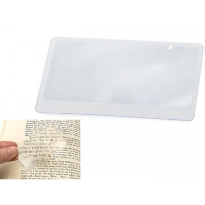 5x didinantis skaitymo stiklas - b6 lapas 18x12cm - Fresnelio