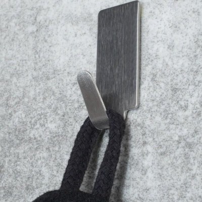 Lipni metalinė pakaba 30x15 mm - kablys - sieninis laikiklis -