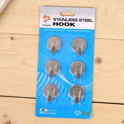 Lipni metalinė pakaba 22 mm - kablys - sieninis laikiklis - 6