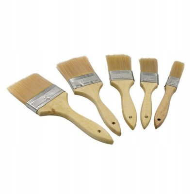 Dažymo teptukų rinkinys 5 vnt - dažų teptukas 2,5-7,6