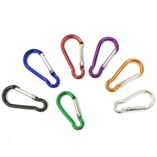 Karabinas raktams - 48 mm aliuminio karabinas - spalvų rinkinys