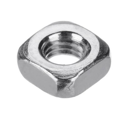 Kvadratinė veržlė - M6 10x10 mm - 10 vnt - raktas - aliuminio