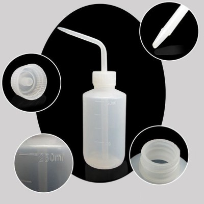 LDPE 250 ml buteliukas - naudojimo vietoje esantis skysčių