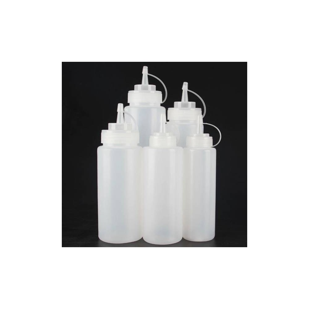 PE/PP butelis 240ml - su dangteliu - skysčiams