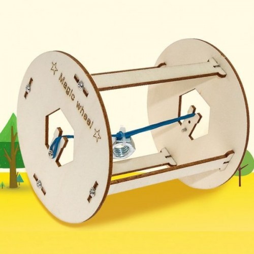 Magiškas ritinėlis - PASIDARYK PATS - Medinis mokomasis