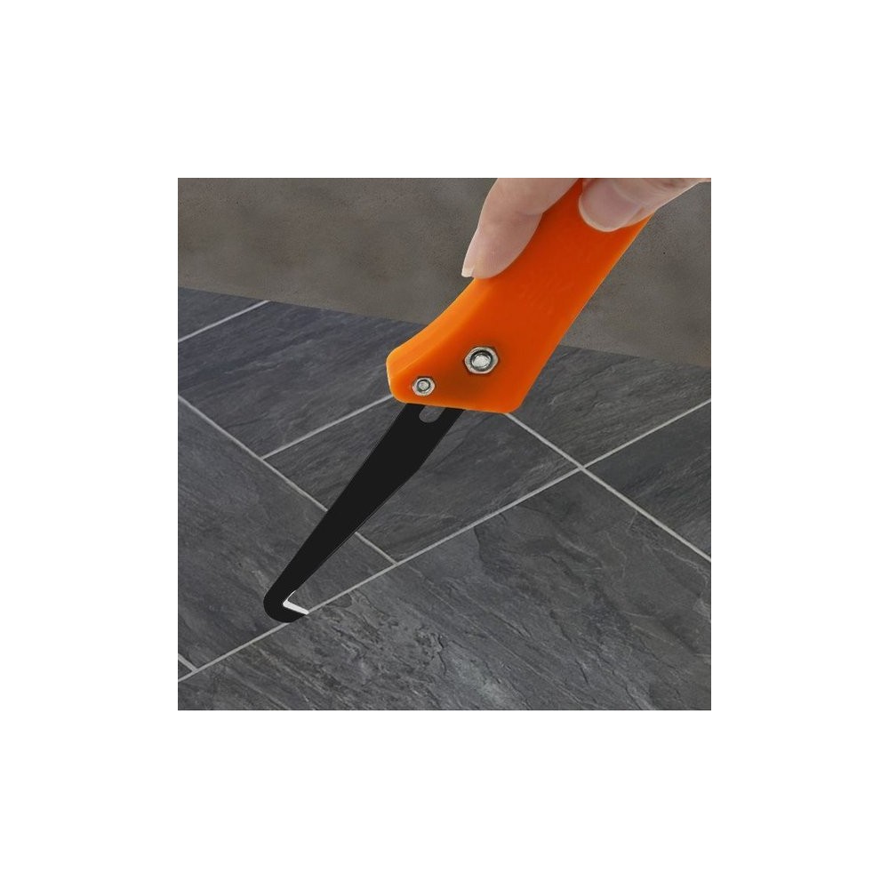 Skiedinio grandiklis skiediniui nuo plytelių šalinti -