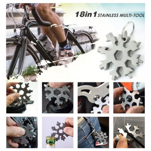 SNOWFLAKE veržliaraktis - 18w1 - Daugiafunkcinis įrankių raktų