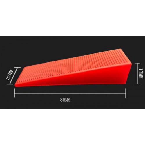 Plytelių išlyginimo ir niveliavimo sistema - Wedge - raudona -