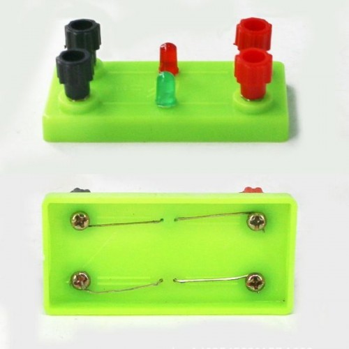 Šviesos diodai 2x ant stovo - eksperimentams ir elektros