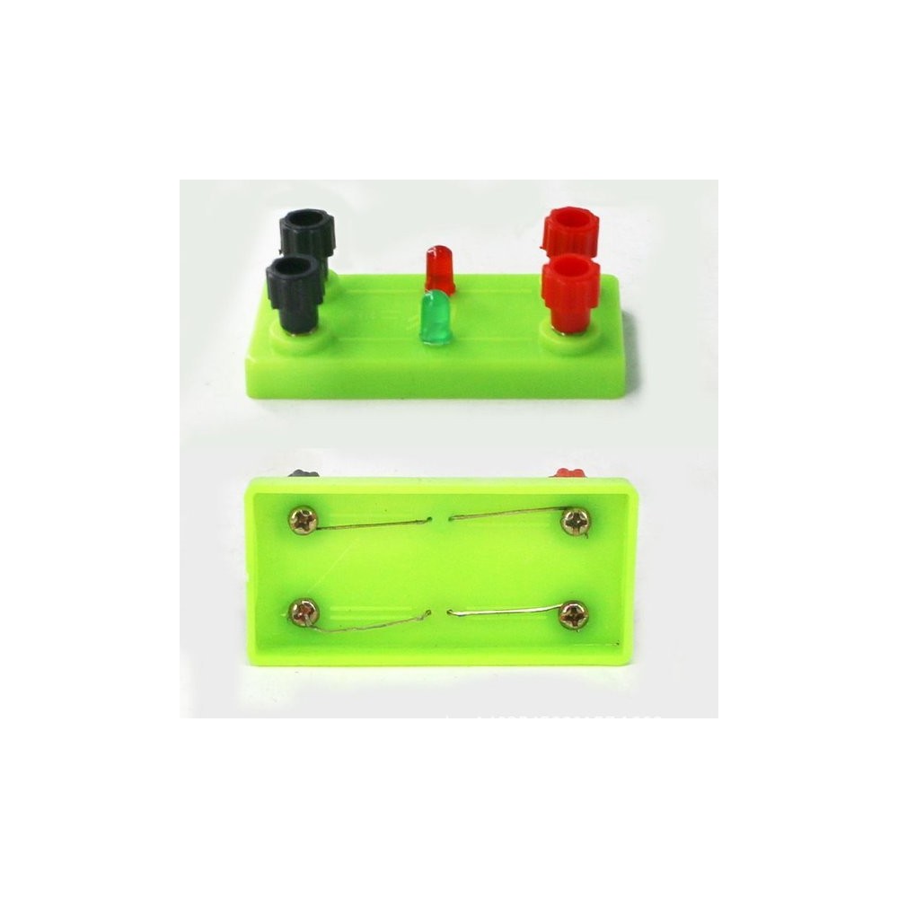 Šviesos diodai 2x ant stovo - eksperimentams ir elektros