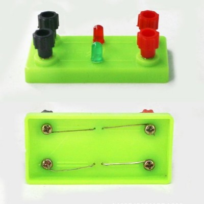 Šviesos diodai 2x ant stovo - eksperimentams ir elektros