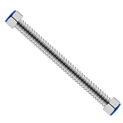 Nerūdijančio plieno vandens žarna 201 - 50 cm - 1/2 colio -