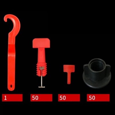 Plytelių išlyginimo sistema - klipas pleištas 25vnt + keičiamos