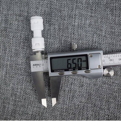 Greitoji vandens jungtis - tiesi jungtis - jungtis 2x 1/4" 6,5